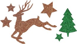 Naklejka (nalepka) Craft-Fun Series Choinki, renifery, gwiazdki Titanum (22LJ1202) Titanum