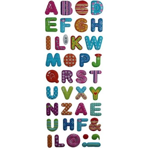 Naklejka (nalepka) Craft-Fun Series alfabet Titanum (X19) Titanum