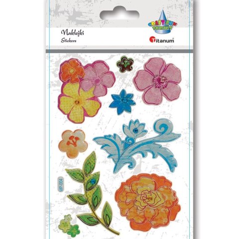 Naklejka (nalepka) Craft-Fun Series kwiaty Titanum (MP004) Titanum