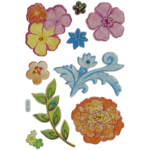 Naklejka (nalepka) Craft-Fun Series kwiaty Titanum (MP004) Titanum