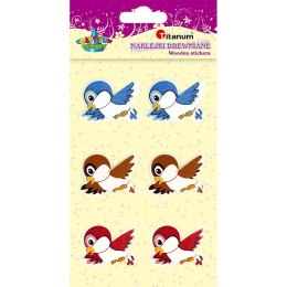 Naklejka (nalepka) Craft-Fun Series ptaszki Titanum (D-25) Titanum