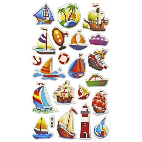 Naklejka (nalepka) Craft-Fun Series statki Titanum (LXE-033) Titanum