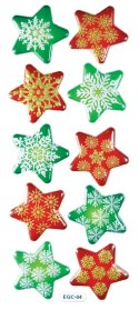 Naklejki świąteczne Craft-Fun Series Boże Narodzenie Gwiazdki Titanum (EGC-04) Titanum