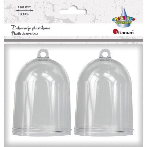 Ozdoba akrylowa Craft-Fun Series klosz 80x100mm Titanum Titanum