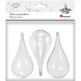 Ozdoba akrylowa Craft-Fun Series kropla 54x100mm Titanum Titanum