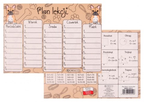Plan lekcji BULDOG Cresco (224211) Cresco