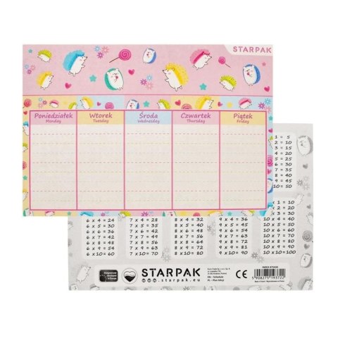 Plan lekcji Pastel Starpak (475434) Starpak