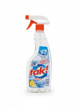Płyn do mycia szyb dozownik lemon 500ml Tak Tak