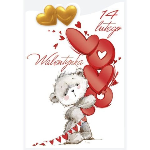 Pocztówka walentynka Pol-mak (PLW) Pol-mak