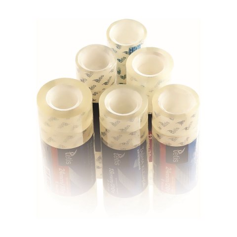 Taśma biurowa 18x20 [mm x m]x20 [mm x yd] Tetis (BT010-B2) Tetis