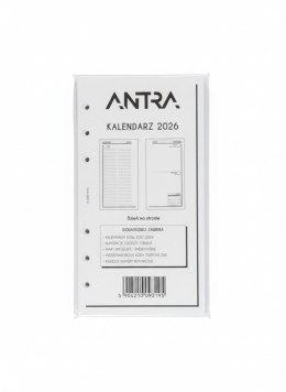 Wkład do organizera kalendarz B6 DNS Antra (2026) Antra