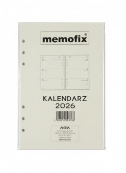 Wkład do organizera kalendarz a5 2026 Antra (TDW) Antra