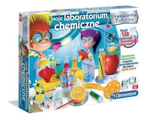 Zabawka edukacyjna MOJE LABORATORIUM CHEMICZNE Clementoni (60250) Clementoni