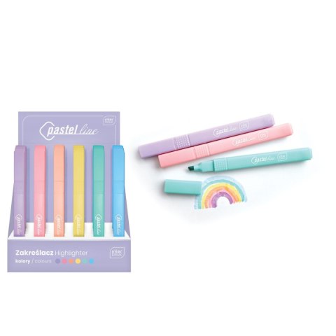 Zakreślacz HEARTS wkład mix 4,0mm Noster (5902277331229) Noster