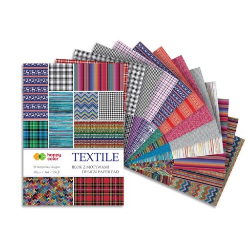 Zeszyt papierów kolorowych A4 80g 15k Happy Color (HA 3808 2030-T) Happy Color
