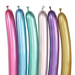 Balon do modelowania efekt chromu mix 10 szt Arpex (KB5135) Arpex