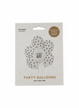 Balon gumowy 60, Pastel Off-white mix 300mm Partydeco (SB14P-460-008Z-6) Partydeco