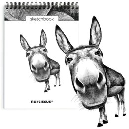 Blok artystyczny szkicownik osioł A5 120g 60k Narcissus Narcissus