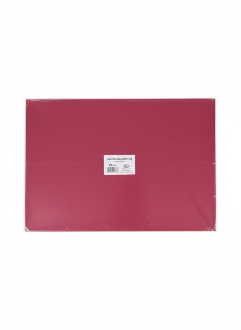 Brystol A3 bordowy 160g 20k Protos Protos