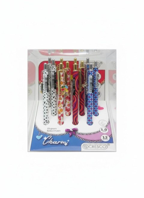Długopis FUNNY FACES wkład niebieski Cresco (751000) Cresco