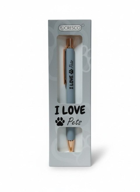 Długopis Zenith 4 ETUI GB I LOVE PETS 5907464223806 wkład niebieski 1,0mm Cresco (230005_1) Cresco