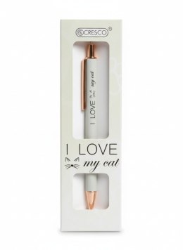 Długopis Zenith 4 ETUI GB I LOVE PETS 5907464223882 wkład niebieski 1,0mm Cresco (230005_3) Cresco