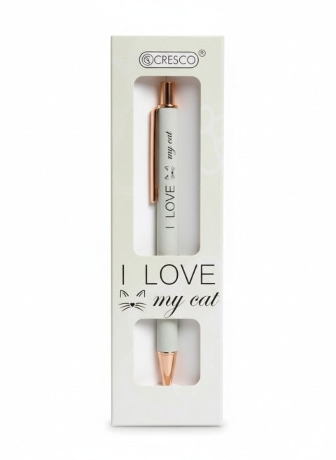 Długopis Zenith 4 ETUI GB I LOVE PETS 5907464223882 wkład niebieski 1,0mm Cresco (230005_3) Cresco