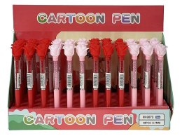 Długopis z różą wkład niebieski 0,7mm Adar (610965) Adar