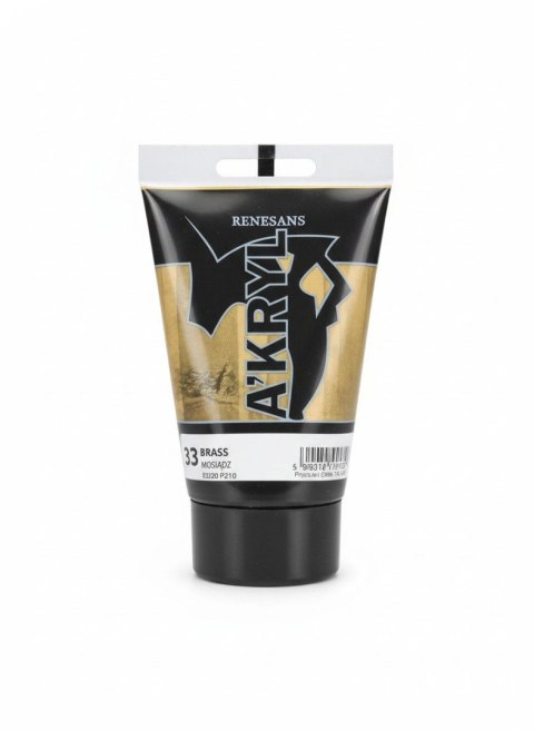 Farba akrylowa Mosiądz kolor: Mosiądz 100ml Renesans (33) Renesans