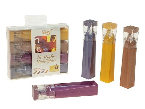 Flamaster metaliczne 4 kol. Adar (628687) Adar