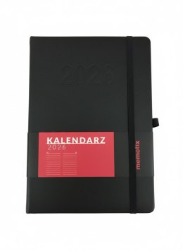 Kalendarz książkowy (terminarz) 2026 MEMOFIX DNS A5 Antra (czarny) Antra