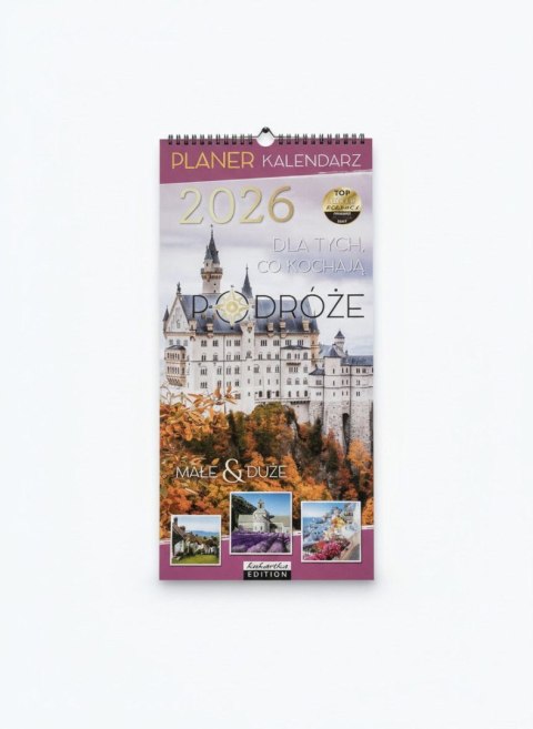 Kalendarz ścienny planer podróże Kukartka Kukartka