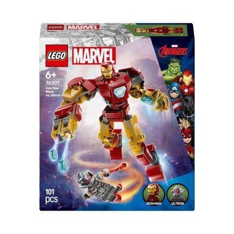 Klocki konstrukcyjne Marvel Mech figurka IRONMAN AVENGERS Lego (76307) Lego