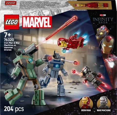 Klocki konstrukcyjne Super Heroes IRON MAN I WAR MACHINE Lego (76320) Lego