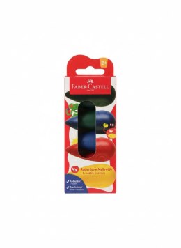Kredki świecowe 4 kol. Faber Castell (120408 FC) Faber Castell