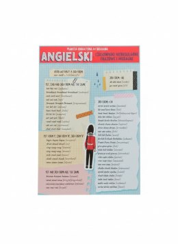 Książeczka edukacyjna KARTA EDUKACYJNA CZASOWNIKI MODALNE I NIEREGULARNE Henry (5905701489831) Henry