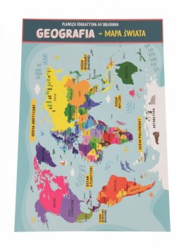 Książeczka edukacyjna KARTA EDUKACYJNA GEOGRAFIA ŚWIAT Henry (5905701489879) Henry