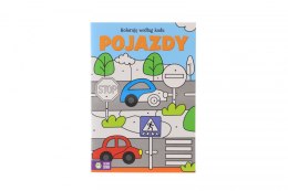 Książeczka edukacyjna Koloruję wedłu kodu. Zielona Sowa (Pojazdy.) Zielona Sowa