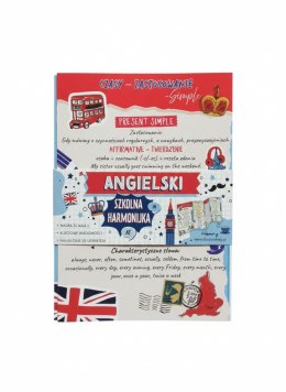 Książeczka edukacyjna Ściąga harmonijka Angielskie czasy Henry (5905701489213) Henry