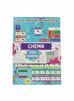 Książeczka edukacyjna Ściąga harmonijka Chemia układ okresowy Henry (5905701489237) Henry