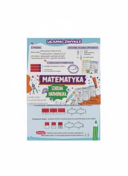 Książeczka edukacyjna Ściąga harmonijka Matematyka ułamki zwykłe i dziesiętne Henry (5905701489176) Henry