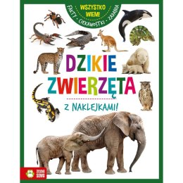 Książeczka edukacyjna Wszystko wiem! Dzikie zwierzęta Zielona Sowa Zielona Sowa