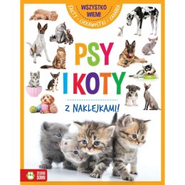 Książeczka edukacyjna Wszystko wiem! Psy i koty Zielona Sowa Zielona Sowa