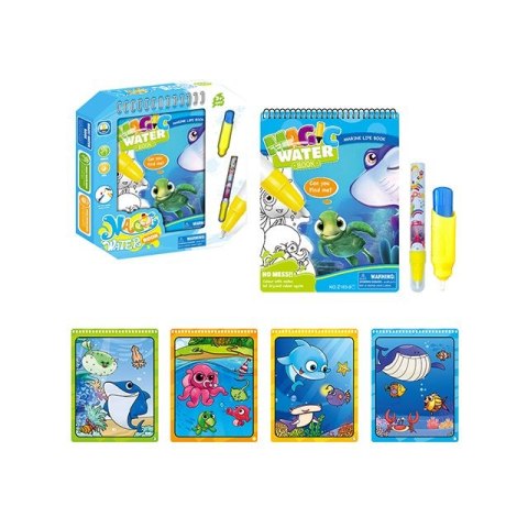 Książeczka edukacyjna wodna - podwodny świat Askato (116631) Askato