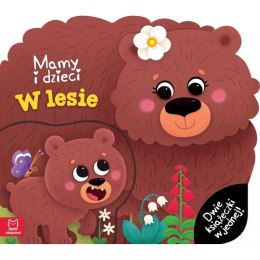 Książka dla dzieci Mamy i dzieci w lesie. Dwie książeczki w jednej Aksjomat Aksjomat