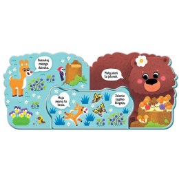 Książka dla dzieci Mamy i dzieci w lesie. Dwie książeczki w jednej Aksjomat Aksjomat