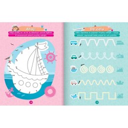 Książka dla dzieci W podróży. Aktywizująca książeczka z naklejkami 3D. Aksjomat Aksjomat