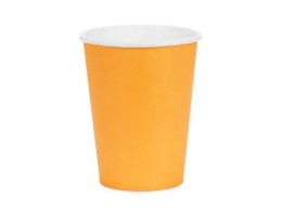 Kubek jednorazowy pomarańczowy papier 250ml Partydeco (KPP90-005J-EU1) Partydeco