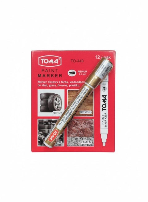 Marker olejowy miedziany wkład miedziany 2,5mm Toma (TO-440 6 4) Toma
