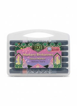 Marker specjalistyczny Wicket brokatowy wkład mix okrągła końcówka Rexus (0902) Rexus